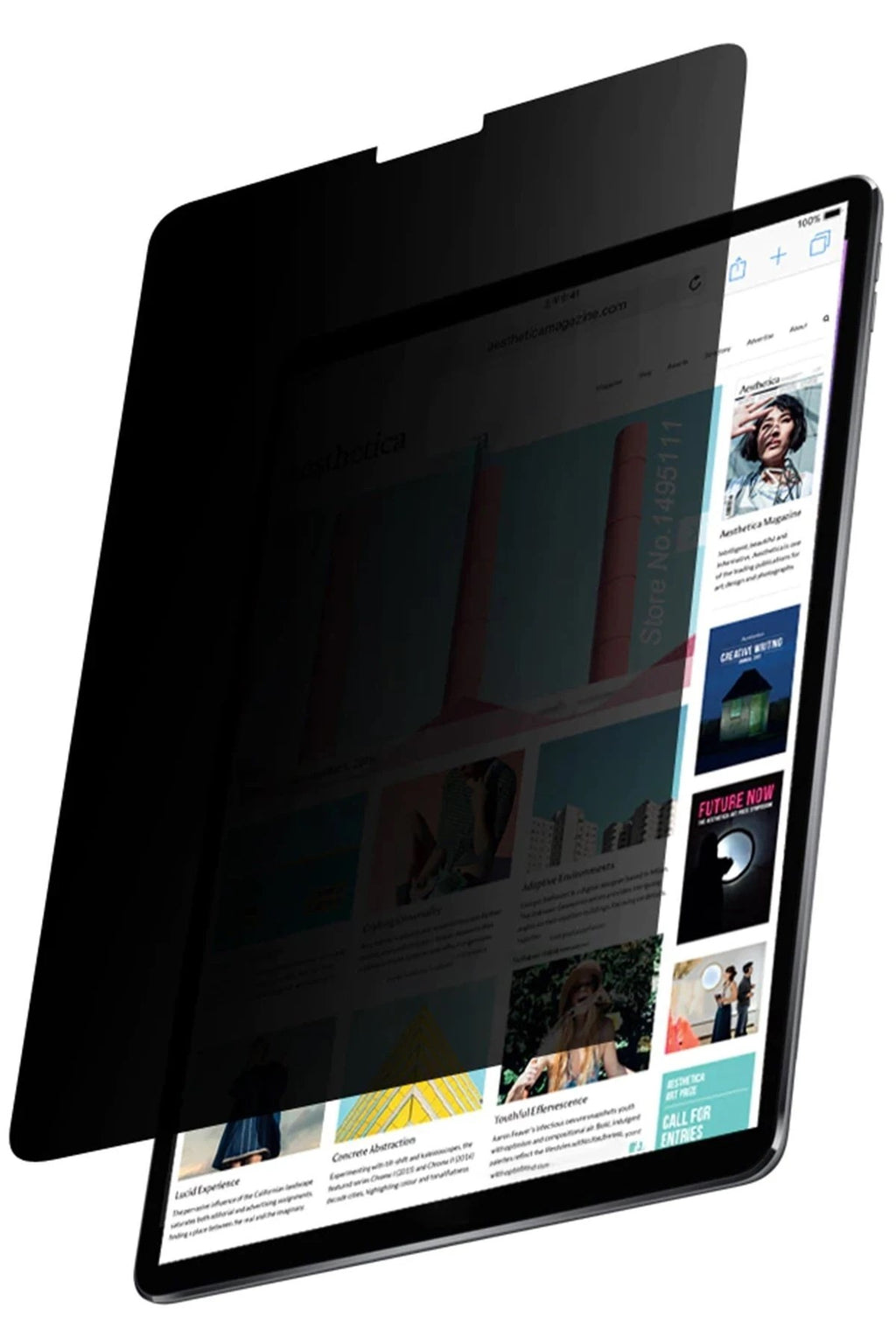 Mey İthalat® iPad Pro 12.9 (2021) Tablet Hayalet Full Glue Ekran Koruyucu