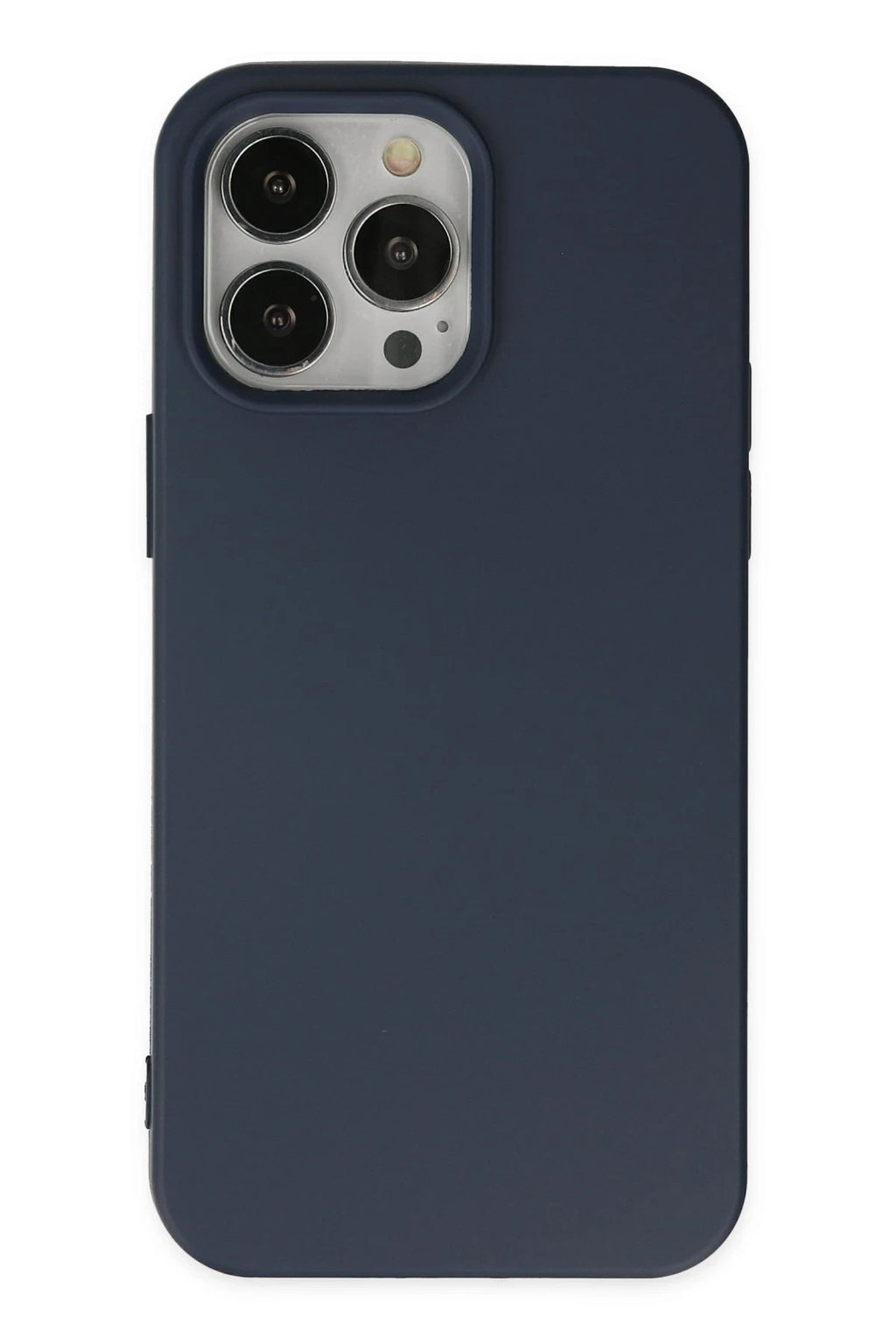 Mey İthalat® iPhone 15 Pro Kılıf Nano içi Kadife Silikon - Lacivert