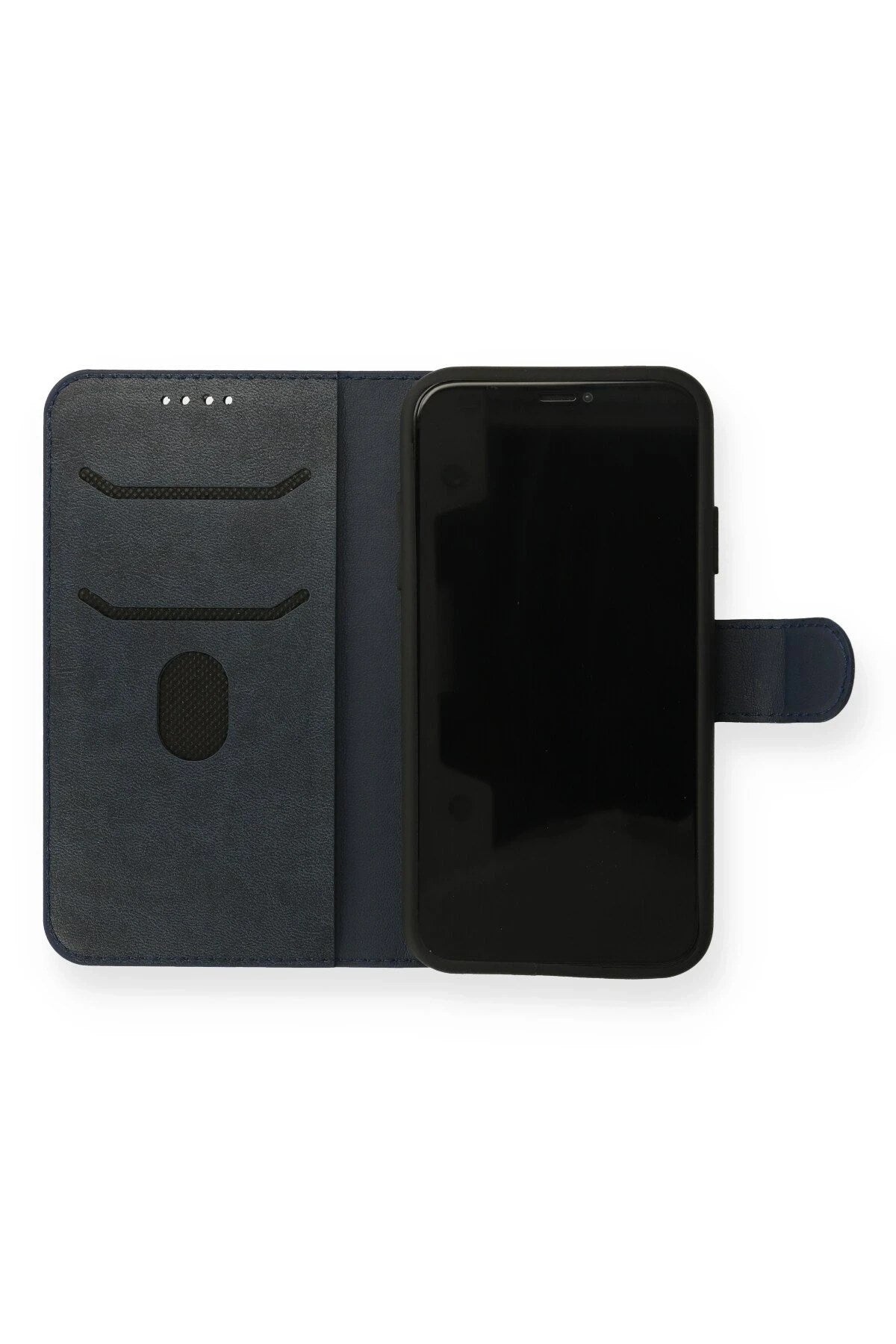 Mey İthalat® iPhone 13 Mini Kılıf Trend S Plus Kapaklı Kılıf - Lacivert