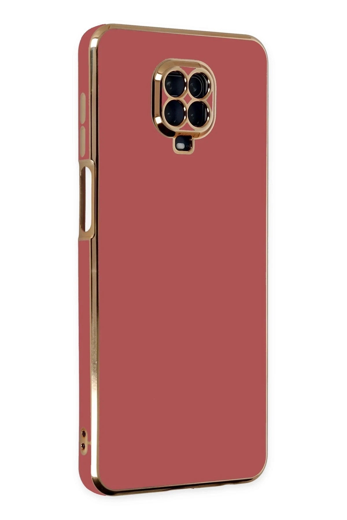 Mey İthalat® Redmi Note 9 Pro Kılıf Volet Silikon - Kırmızı