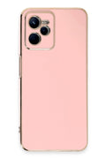 Mey İthalat® Realme C35 Kılıf Volet Silikon - Pembe