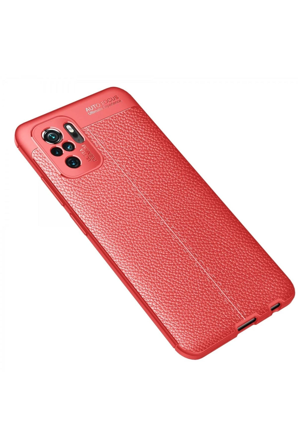 Mey İthalat® Redmi Note 10 Kılıf Auto Focus Kapak - Kırmızı