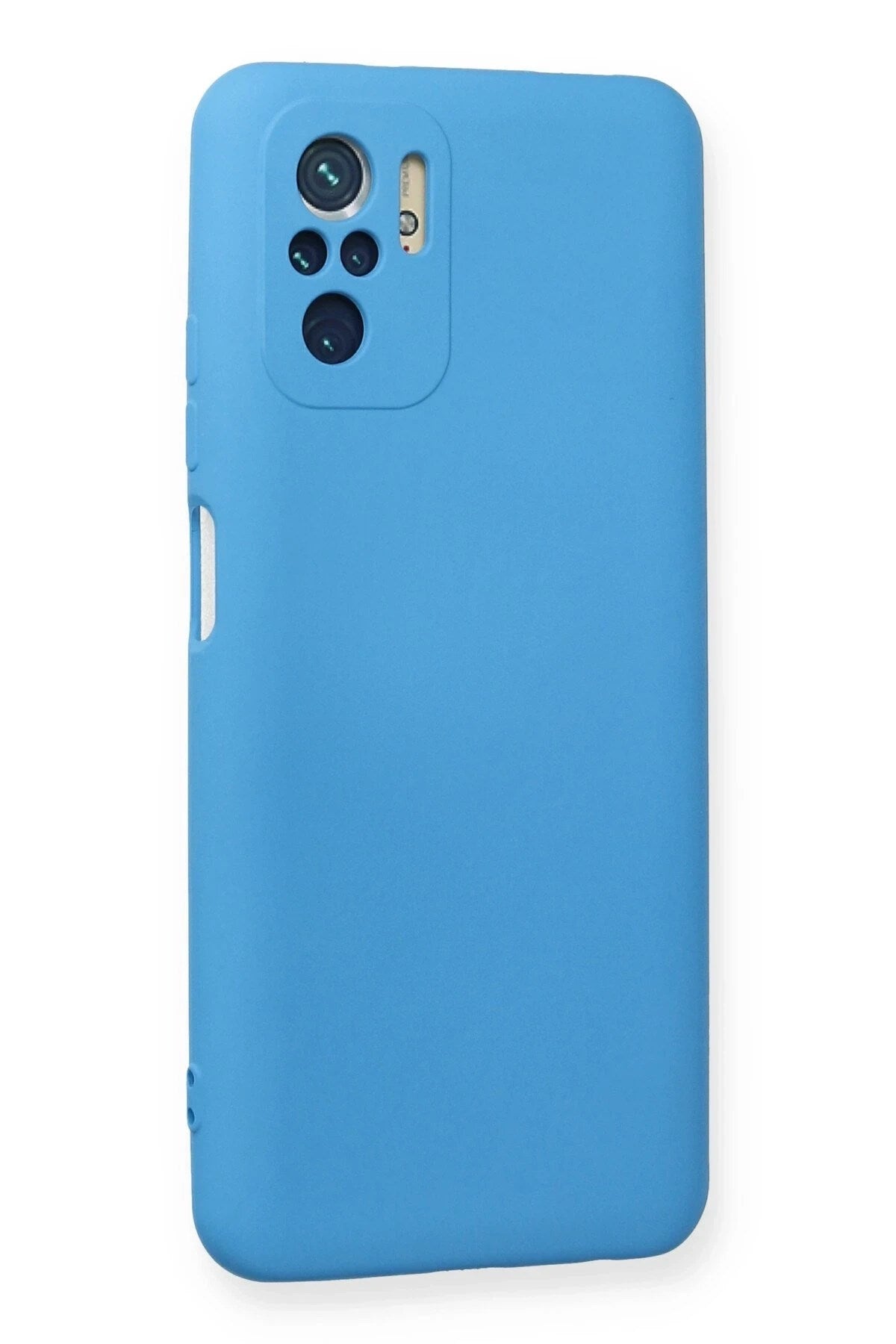 Mey İthalat® Redmi Note 10 Kılıf Nano içi Kadife Silikon - Mavi