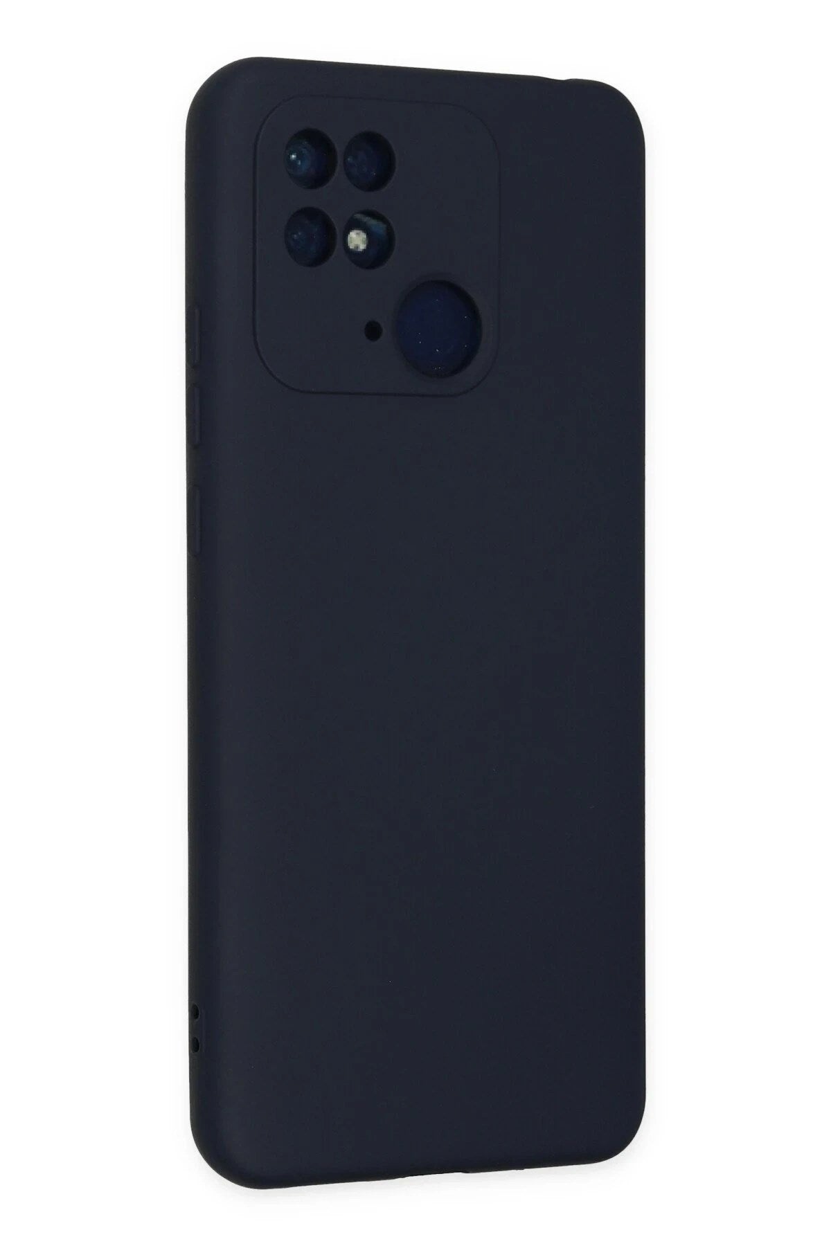 Mey İthalat® Redmi 10C Kılıf Nano içi Kadife Silikon - Lacivert