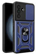 Mey İthalat® Samsung Galaxy A37 5G Pars Lens Yüzüklü Silikon - Lacivert