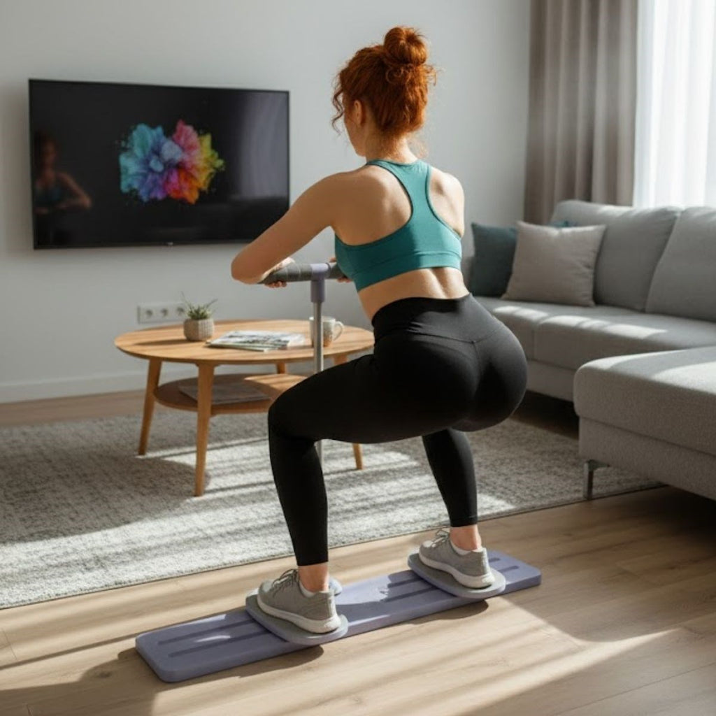 Katlanabilir Kardiyo Tahtası – Aç Kapa Bacak, Kalça ve Core Güçlendirici Spor Aleti