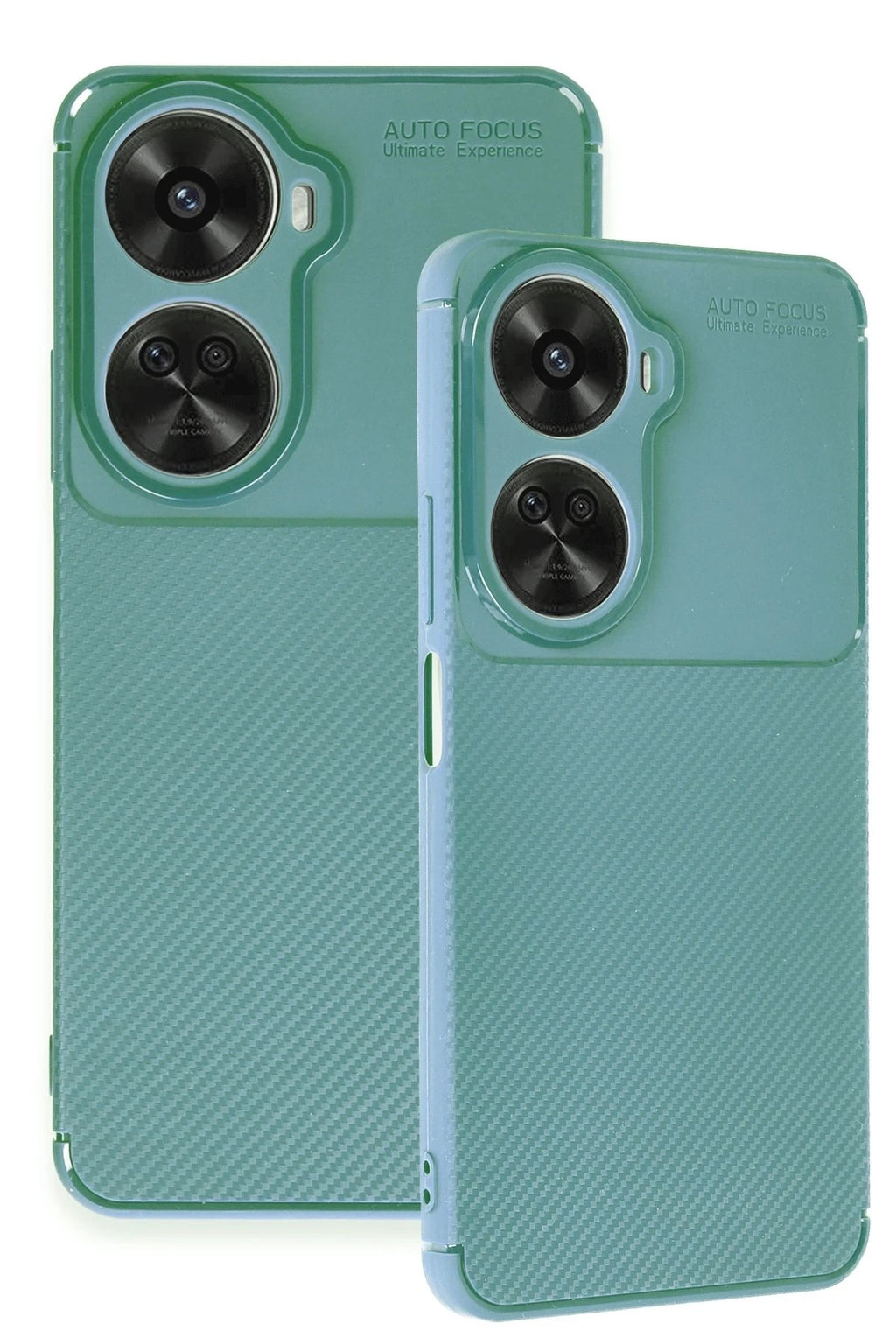 Mey İthalat® Huawei Nova 12 SE Kılıf Auto Focus Karbon Kapak - Koyu Yeşil