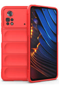 Mey İthalat® Poco X4 Pro 5G Kılıf Optimum Silikon - Kırmızı