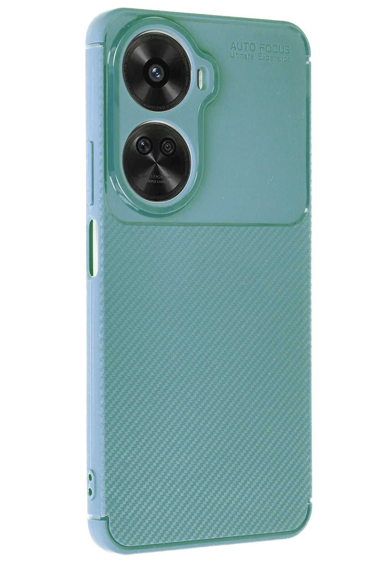 Mey İthalat® Huawei Nova 12 SE Kılıf Auto Focus Karbon Kapak - Koyu Yeşil