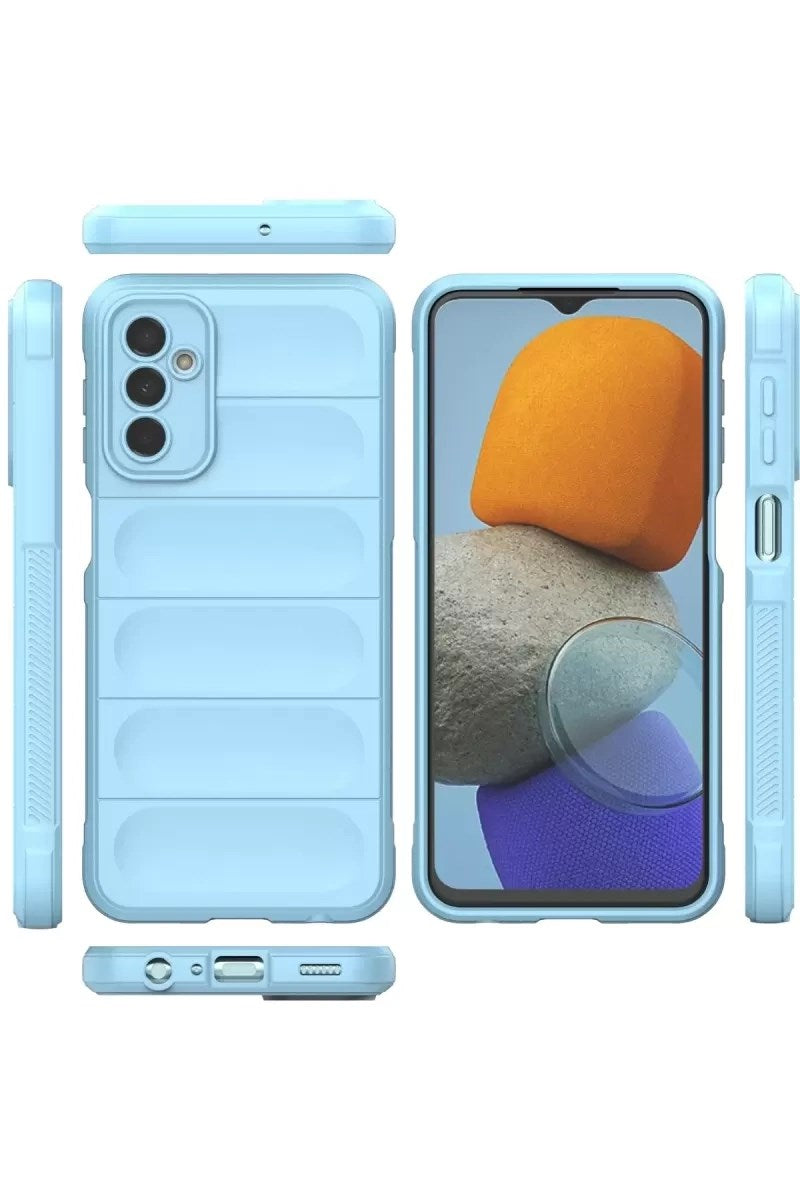 Mey İthalat® Samsung Galaxy M23 Kılıf Optimum Silikon - Sky Blue