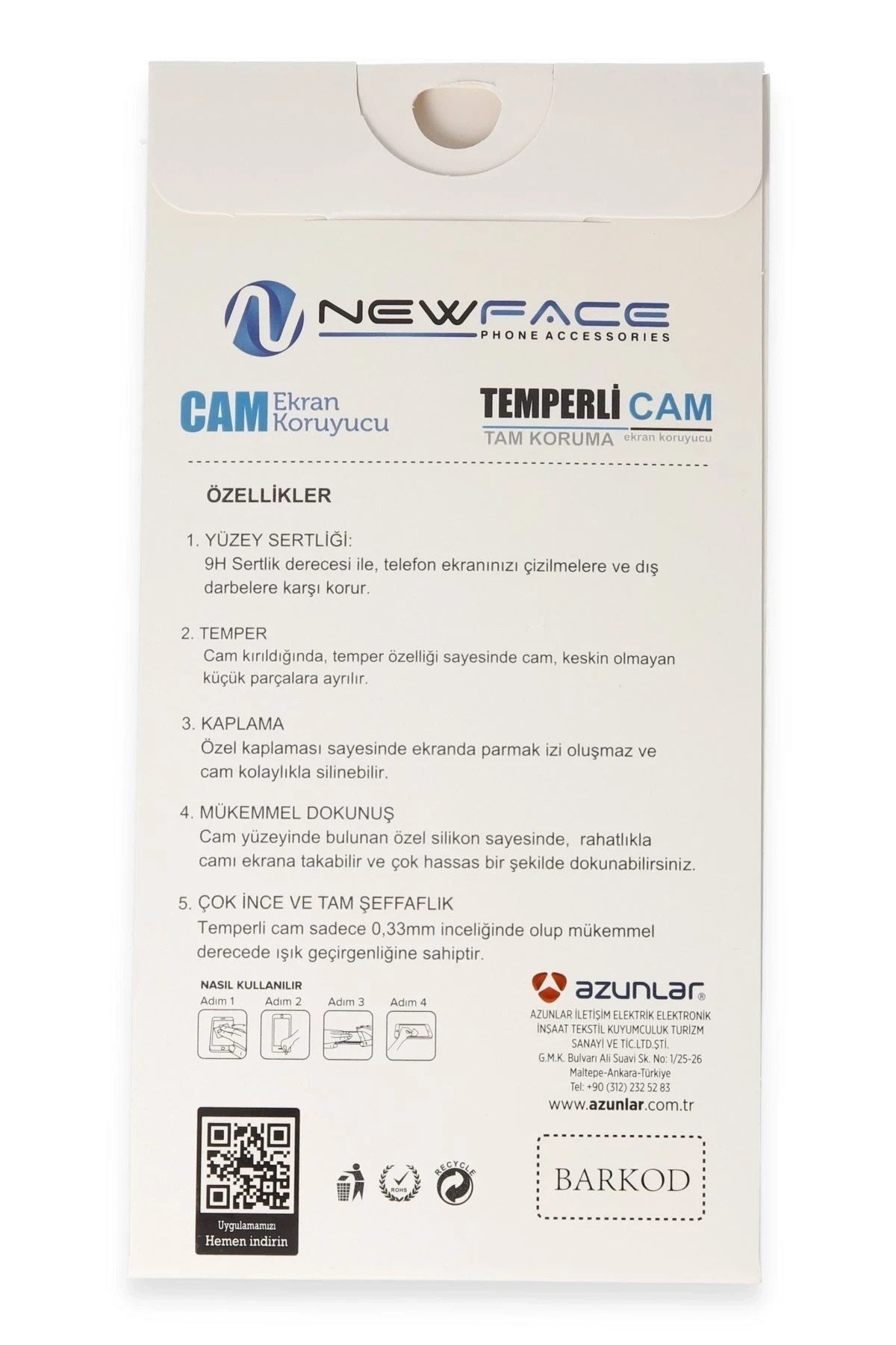 Mey İthalat® iPhone 16 3D Antistatik Cam Ekran Koruyucu