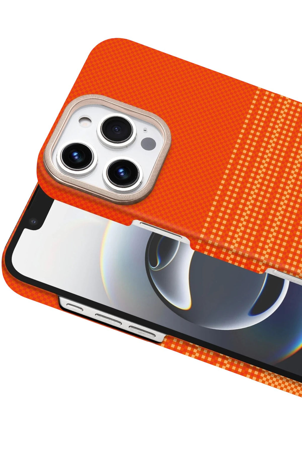 Mey İthalat® iPhone 16 Pro Max Vega Magsafe Kapak - Turuncu