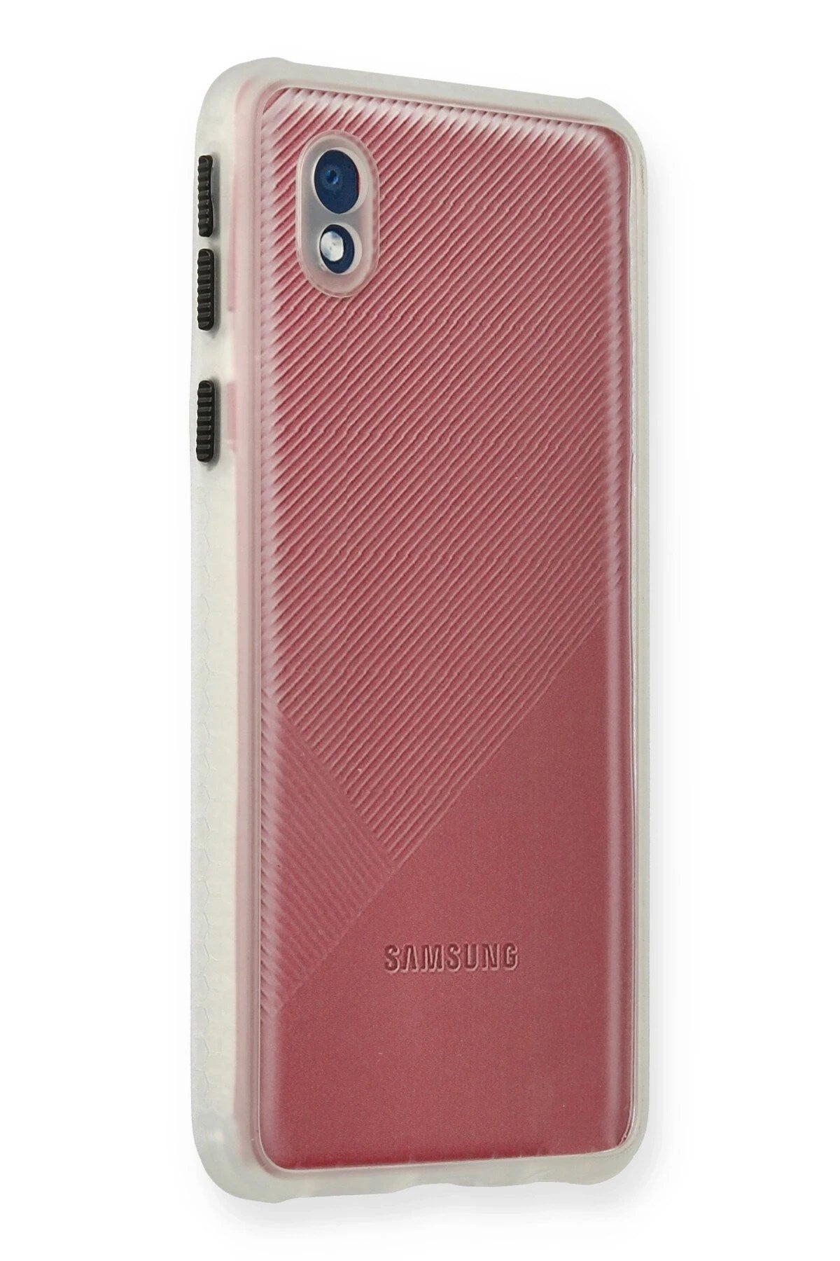 Mey İthalat® Samsung Galaxy A01 Core Kılıf Miami Şeffaf Silikon - Şeffaf