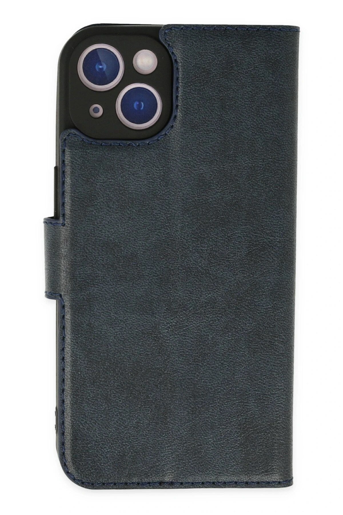 Mey İthalat® iPhone 14 Plus Kılıf Trend S Plus Kapaklı Kılıf - Lacivert