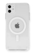 Mey İthalat® iPhone 11 Kılıf Magneticsafe Şeffaf Silikon - Şeffaf