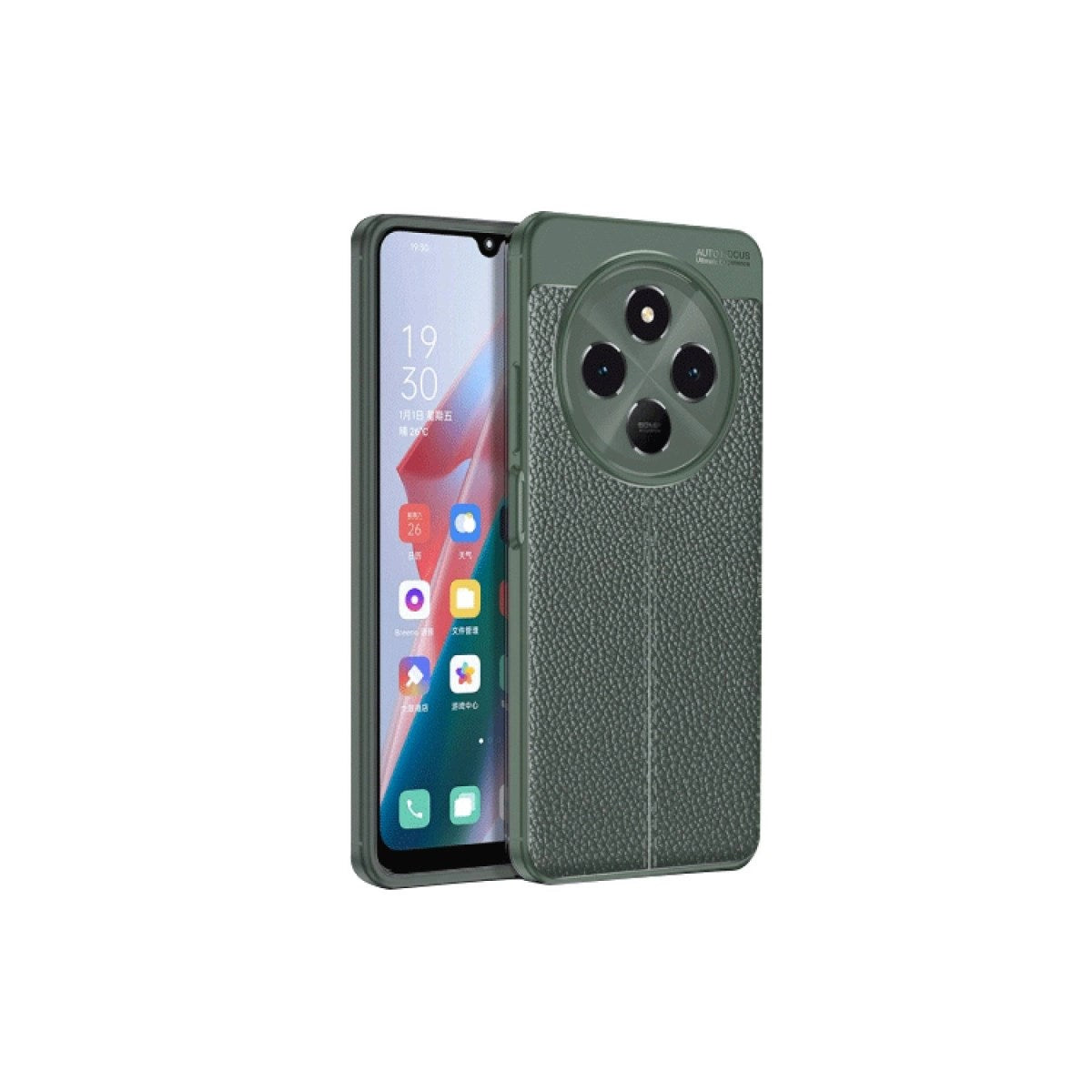Mey İthalat® Redmi 14C Kılıf Auto Focus Kapak - Koyu Yeşil