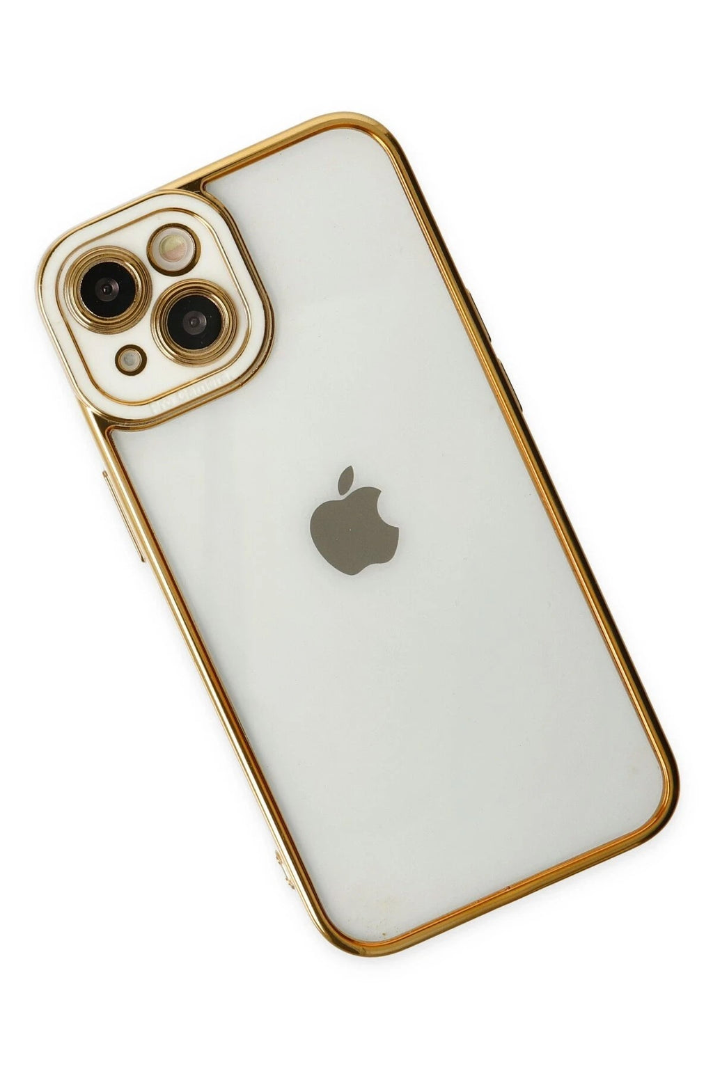 Mey İthalat® iPhone 14 Plus Kılıf Liva Lens Silikon - Beyaz