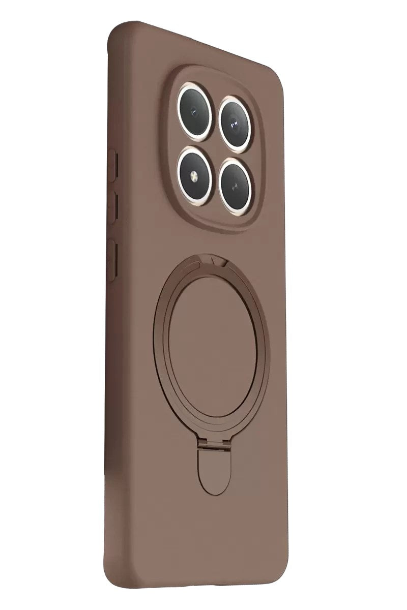 Mey İthalat® Redmi Note 15 Pro 5G Regal Magsafe Standlı Kapak - Çöl Titanyum