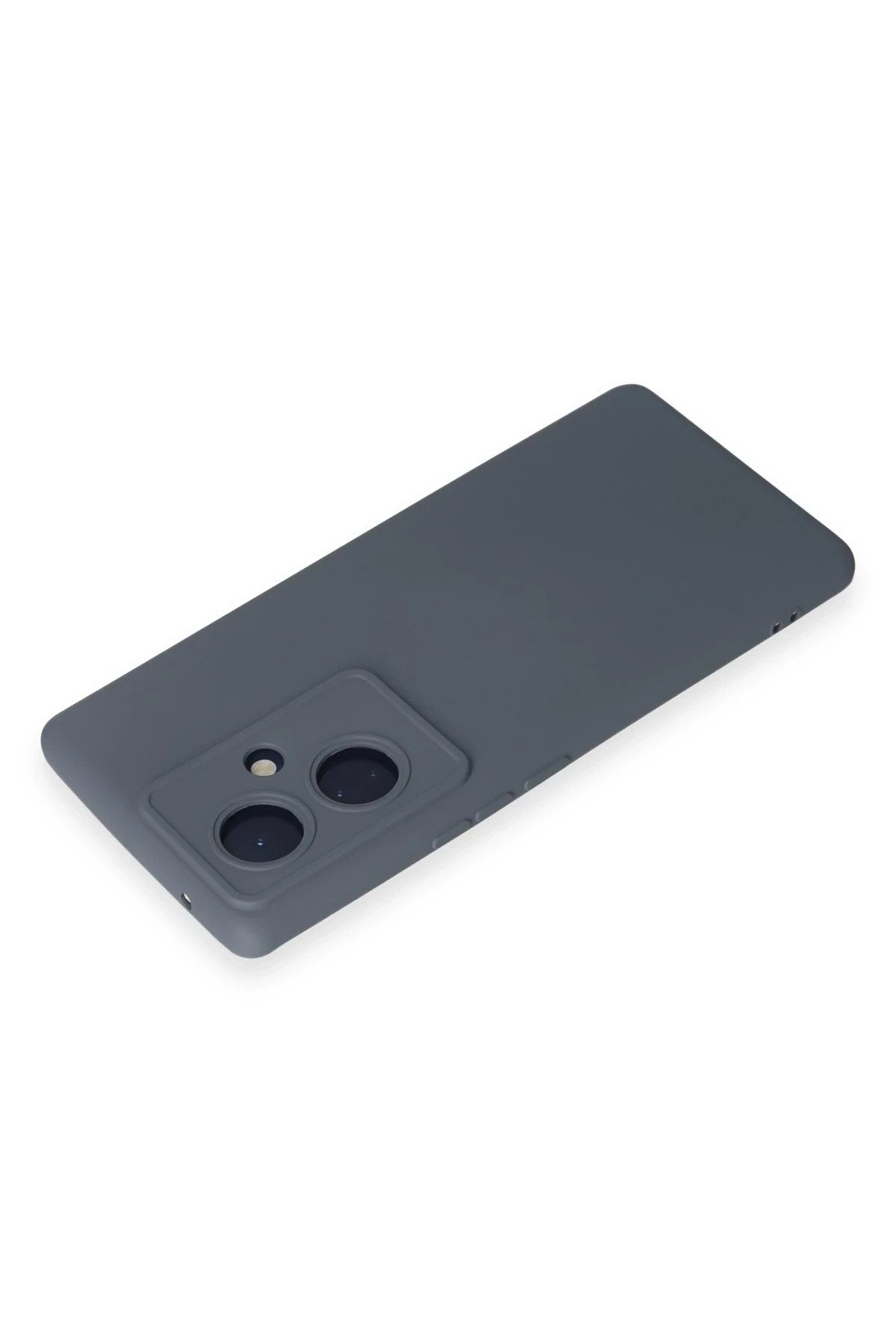 Mey İthalat® Vivo V29 Lite Kılıf Nano içi Kadife Silikon - Gri