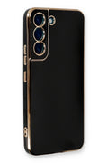 Mey İthalat® Samsung Galaxy S22 Plus Kılıf Volet Silikon - Siyah