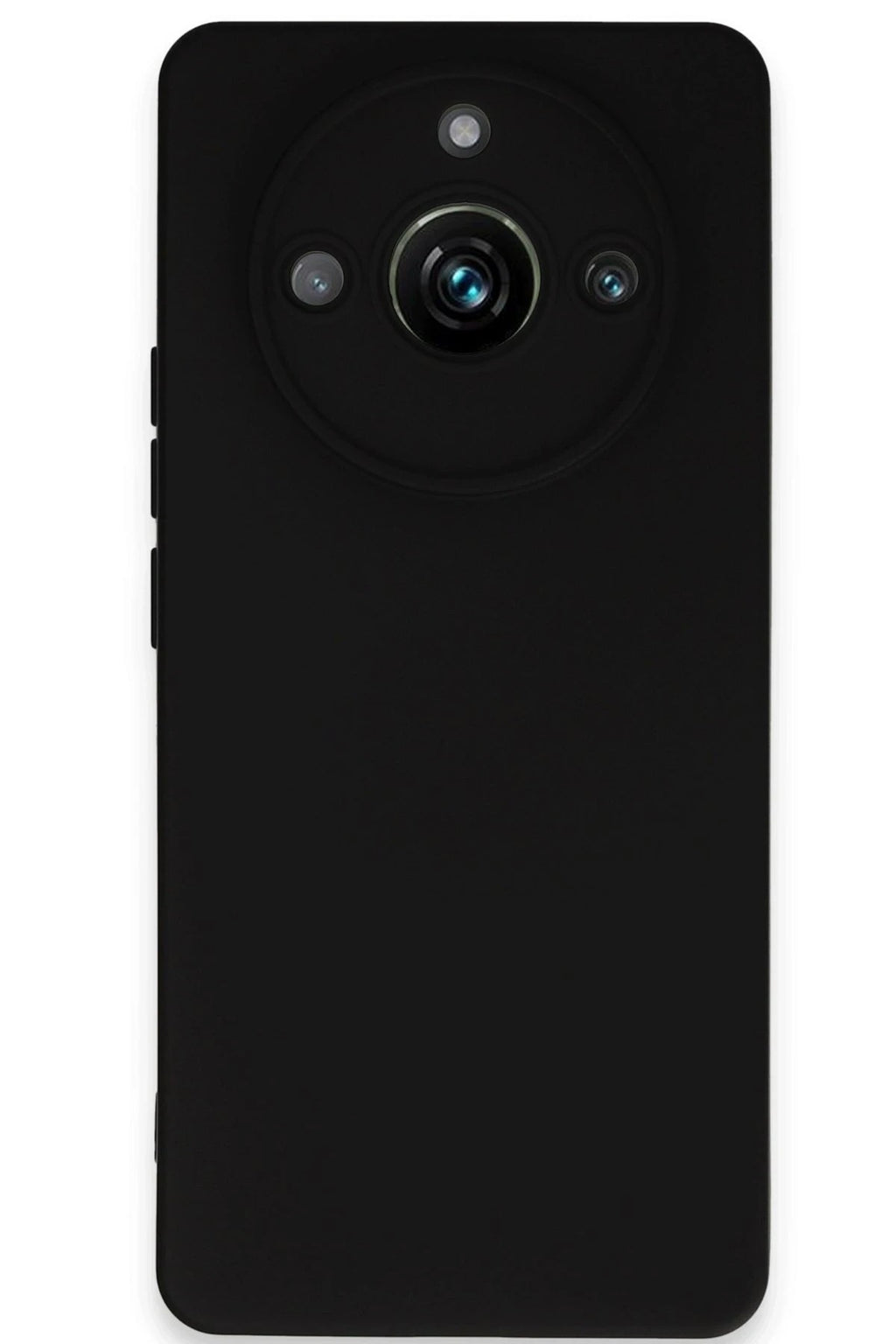 Mey İthalat® Realme 11 Pro Kılıf Nano içi Kadife Silikon - Siyah
