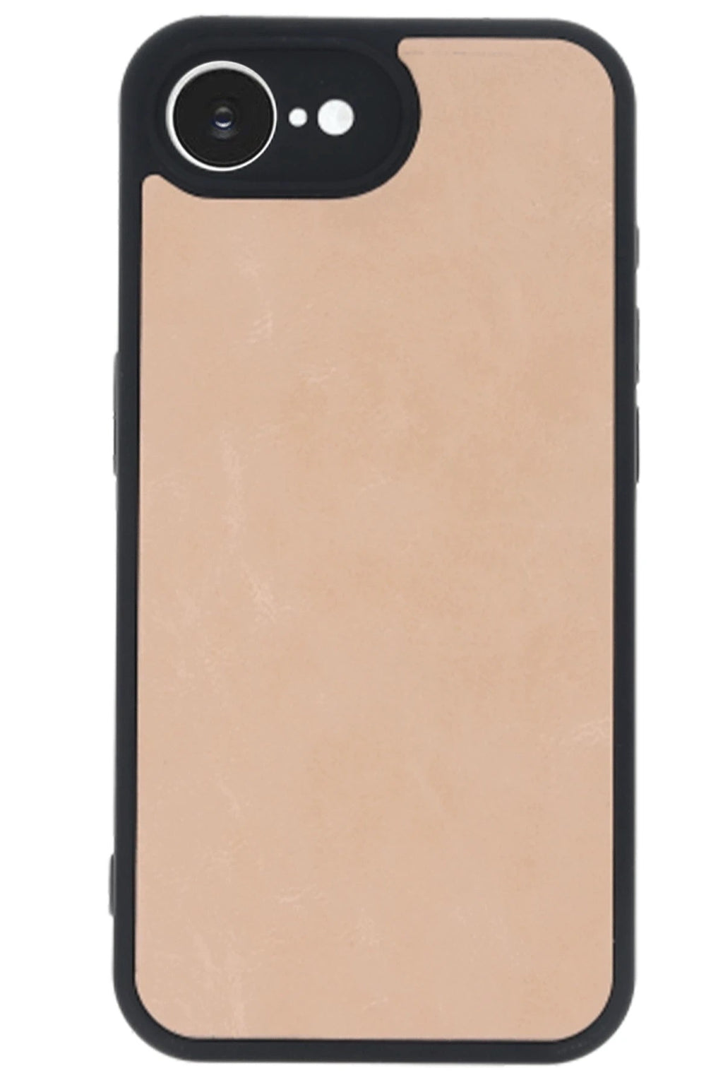 Mey İthalat® iPhone 16E Kılıf Aras Deri Kapak - Pudra