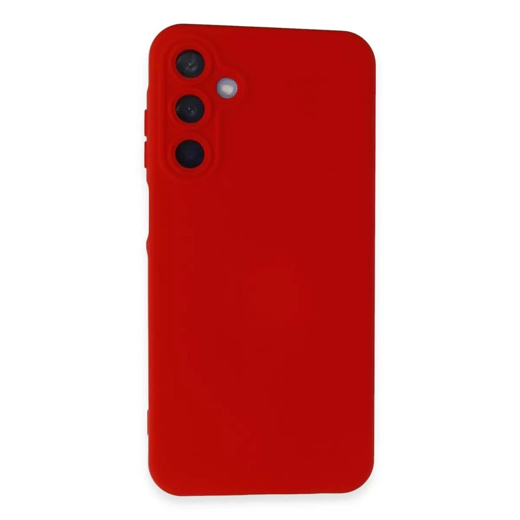 Mey İthalat® Samsung Galaxy A35 5G Kılıf Nano içi Kadife Silikon - Kırmızı