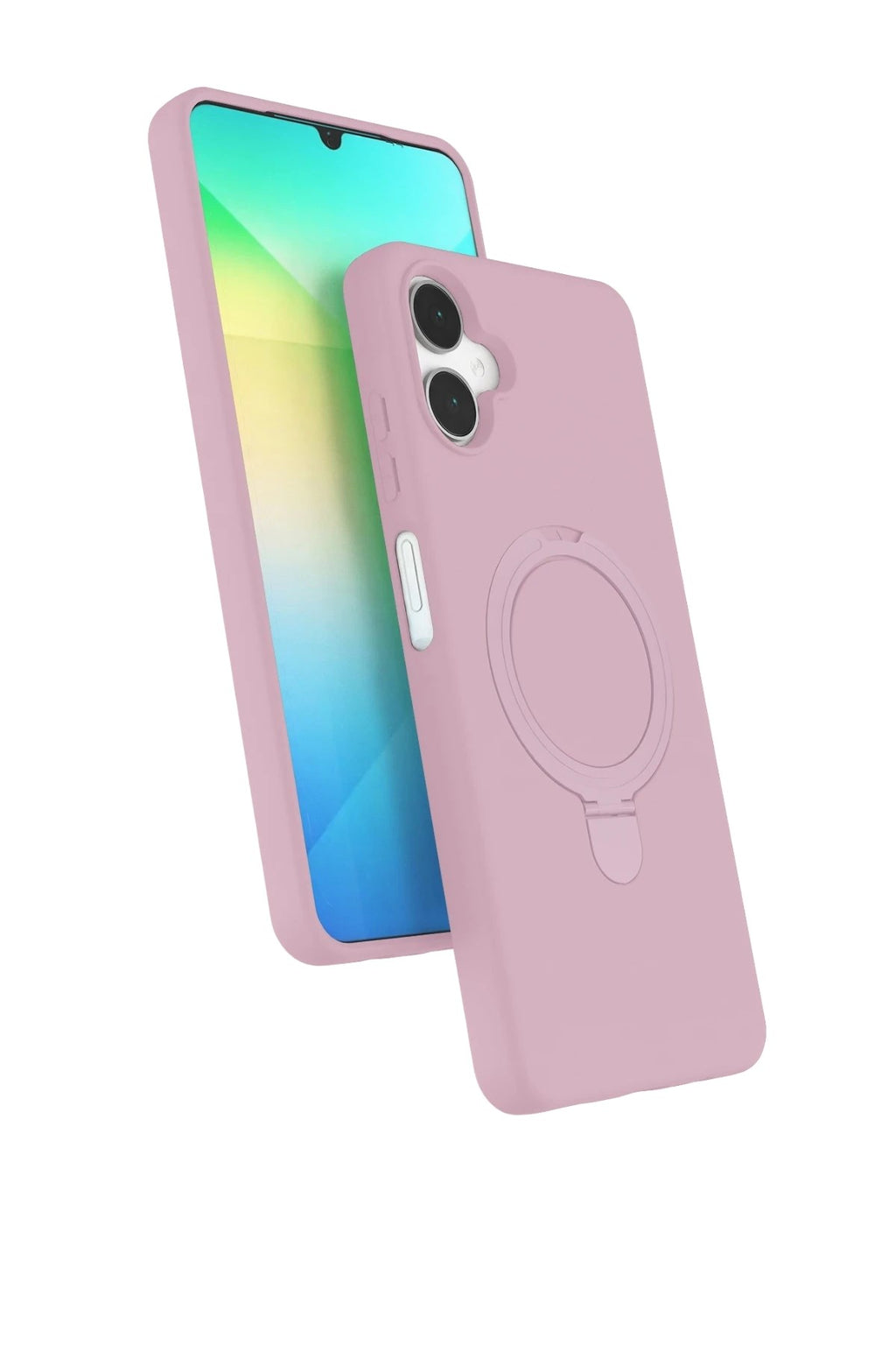 Mey İthalat® Samsung Galaxy A06 Regal Magsafe Standlı Kapak - Açık Pembe