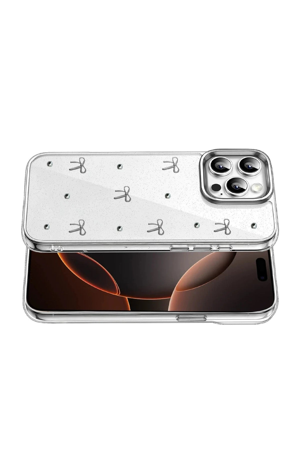 Mey İthalat® iPhone 15 Pro Fiyonk Desenli Kapak - Desen 5