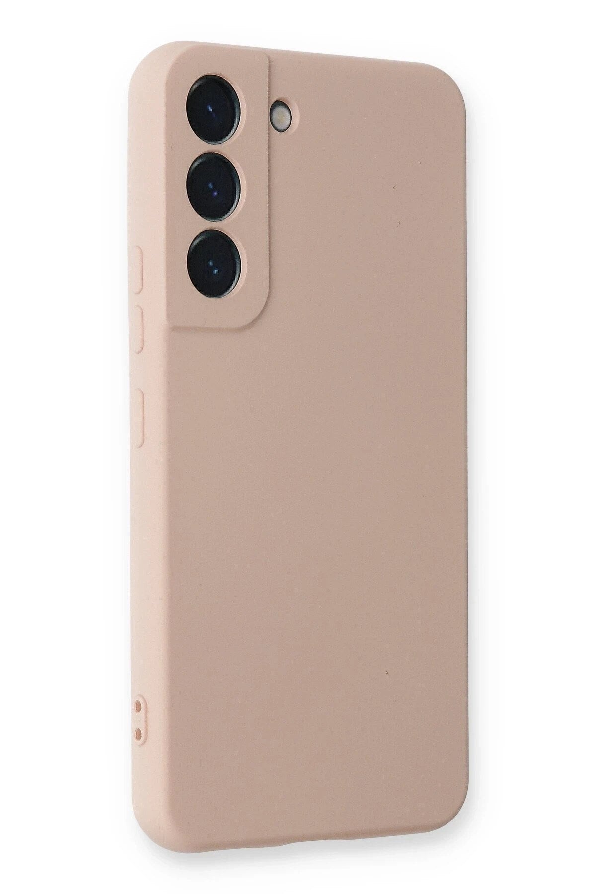 Mey İthalat® Samsung Galaxy S23 Plus Kılıf Nano içi Kadife Silikon - Pudra