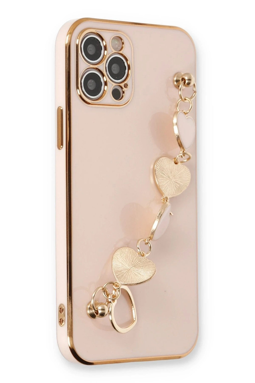 Mey İthalat® iPhone 12 Pro Max Kılıf Esila Silikon - Pudra
