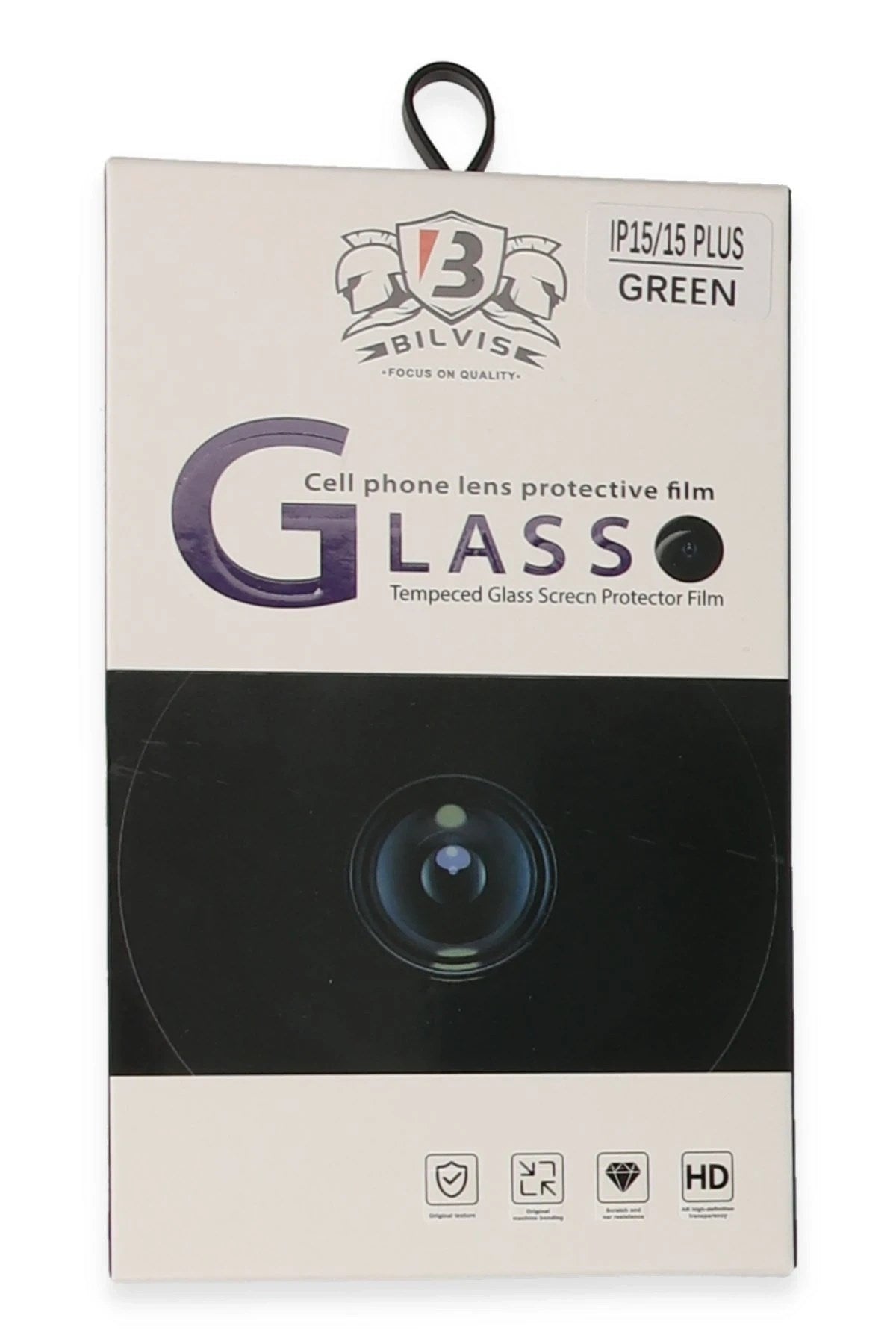 Mey İthalat® iPhone 15 Bilvis Titan Kamera Lens - Yeşil