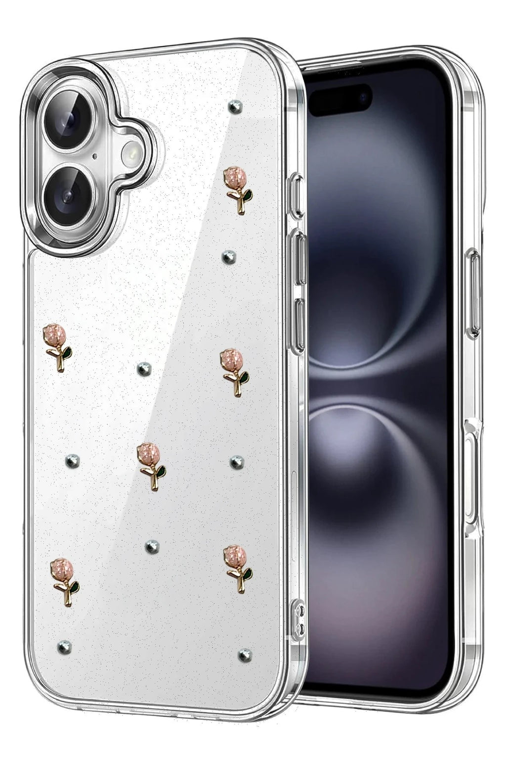 Mey İthalat® iPhone 16 Fiyonk Desenli Kapak - Desen 6