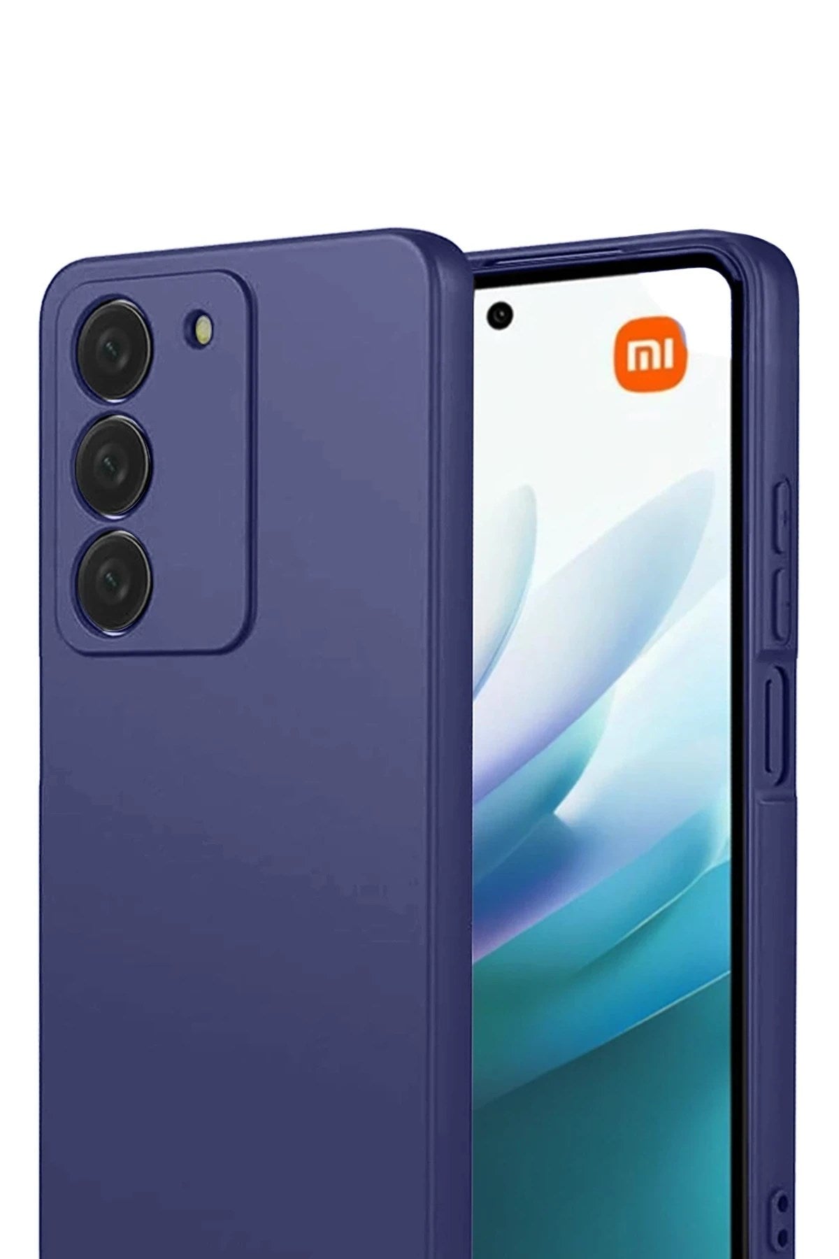 Mey İthalat® Redmi 15 4G First Silikon - Lacivert
