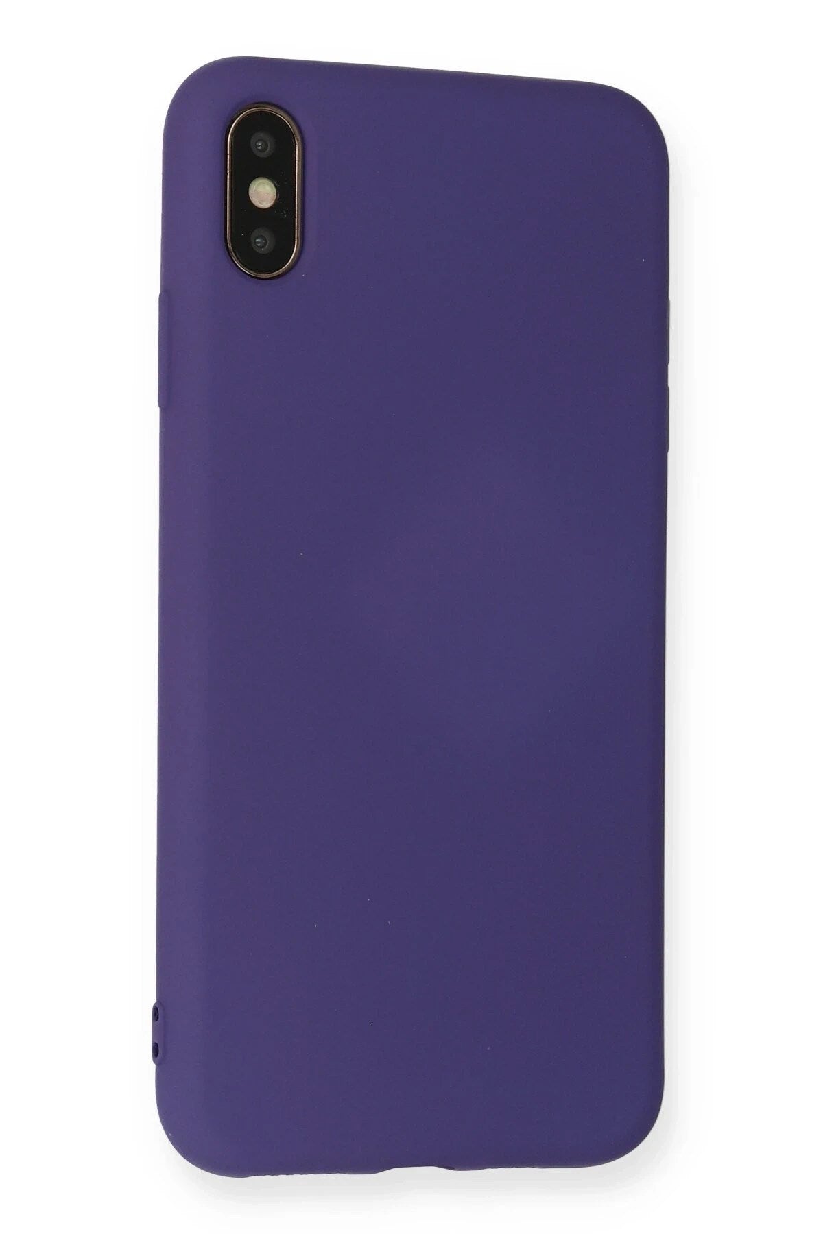 Mey İthalat® iPhone XS Max Kılıf Nano içi Kadife Silikon - Mor