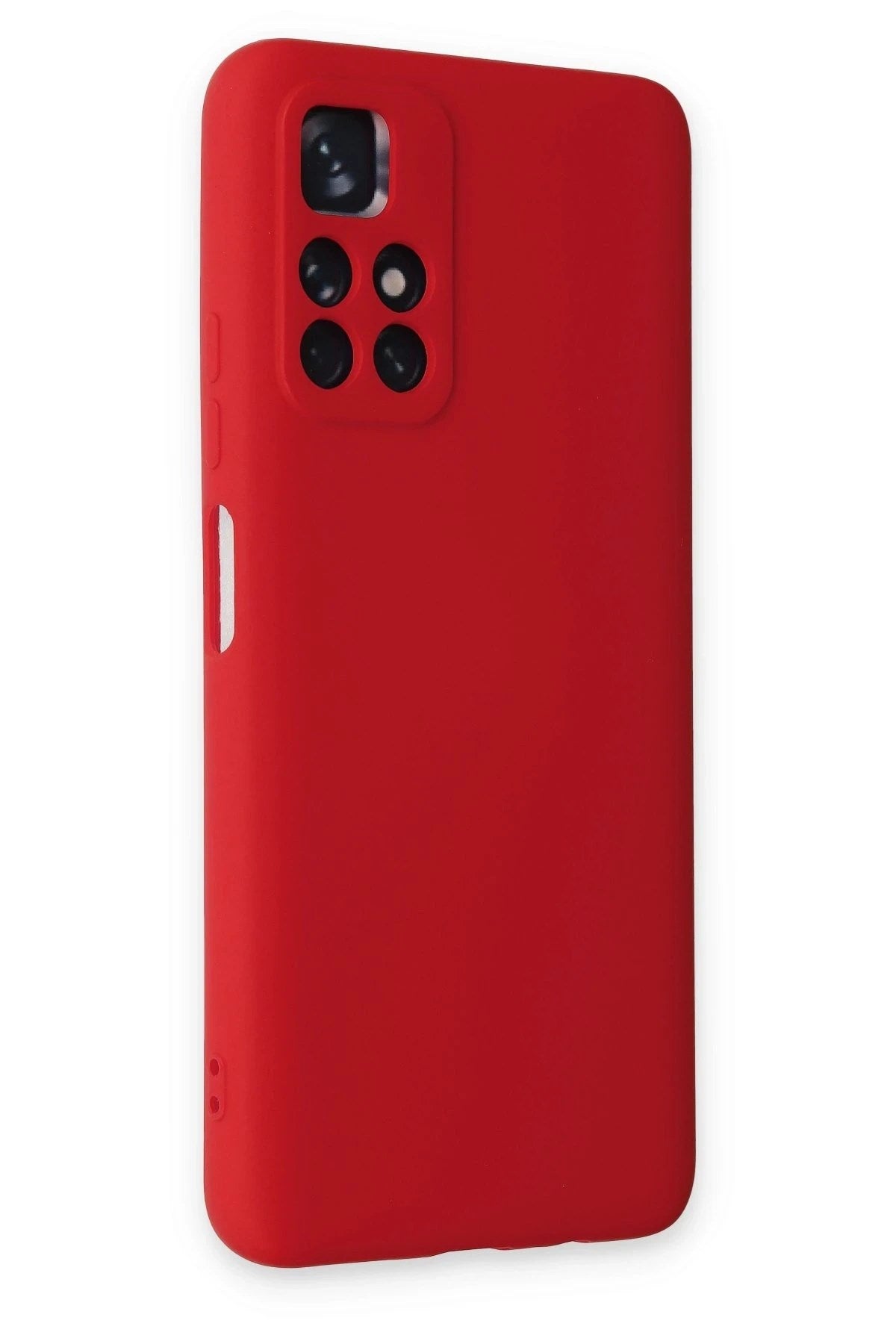 Mey İthalat® Redmi Note 11T Kılıf Nano içi Kadife Silikon - Kırmızı