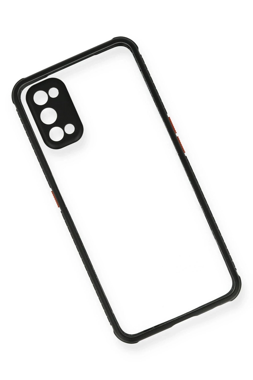 Mey İthalat® Realme 7 Pro Kılıf Miami Şeffaf Silikon - Siyah