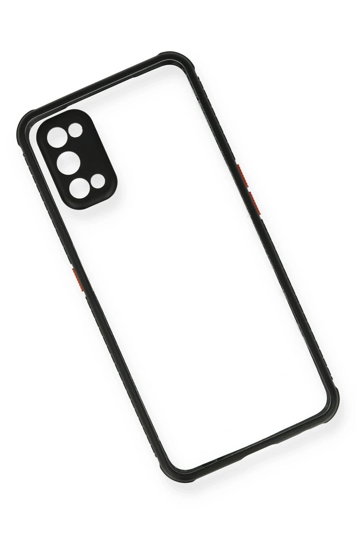 Mey İthalat® Realme 7 Pro Kılıf Miami Şeffaf Silikon - Siyah