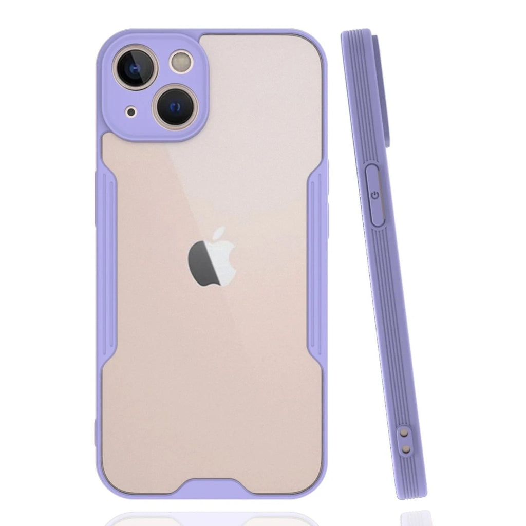 Mey İthalat® iPhone 14 Plus Kılıf Platin Silikon - Lila