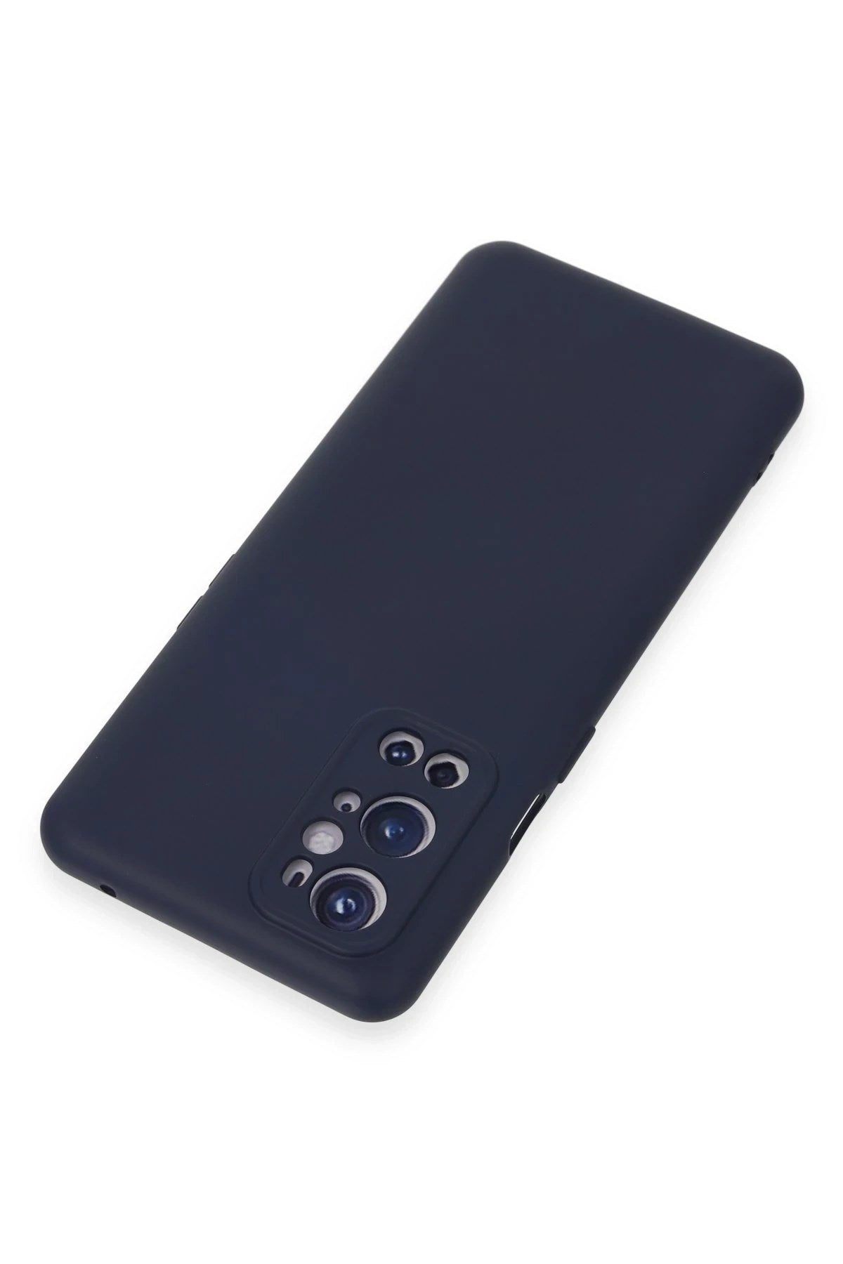 Mey İthalat® One Plus 9 Pro Kılıf Nano içi Kadife Silikon - Lacivert