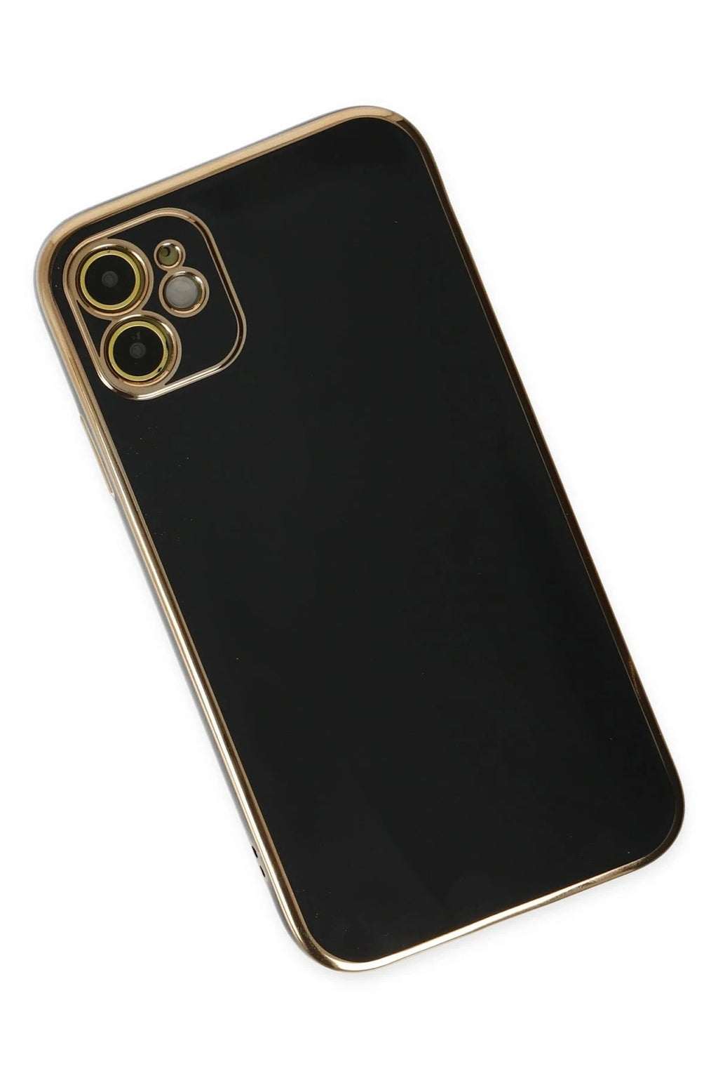 Mey İthalat® iPhone 12 Kılıf Volet Silikon - Siyah