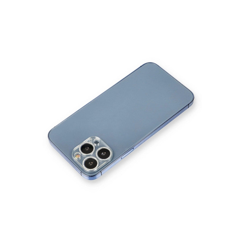 Mey İthalat® iPhone 12 Pro Shine Kamera Lens Koruma Cam - Gümüş