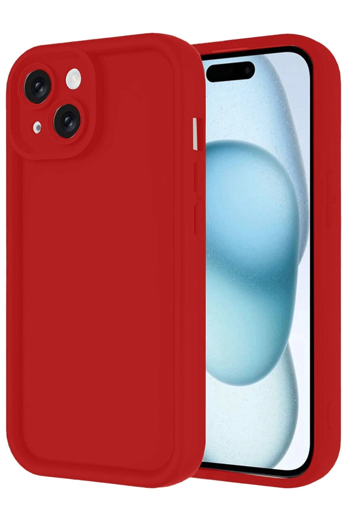 Mey İthalat® iPhone 14 Kılıf Viera Silikon - Kırmızı