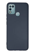 Mey İthalat® İnfinix Hot 10 Play Kılıf Nano içi Kadife Silikon - Lacivert