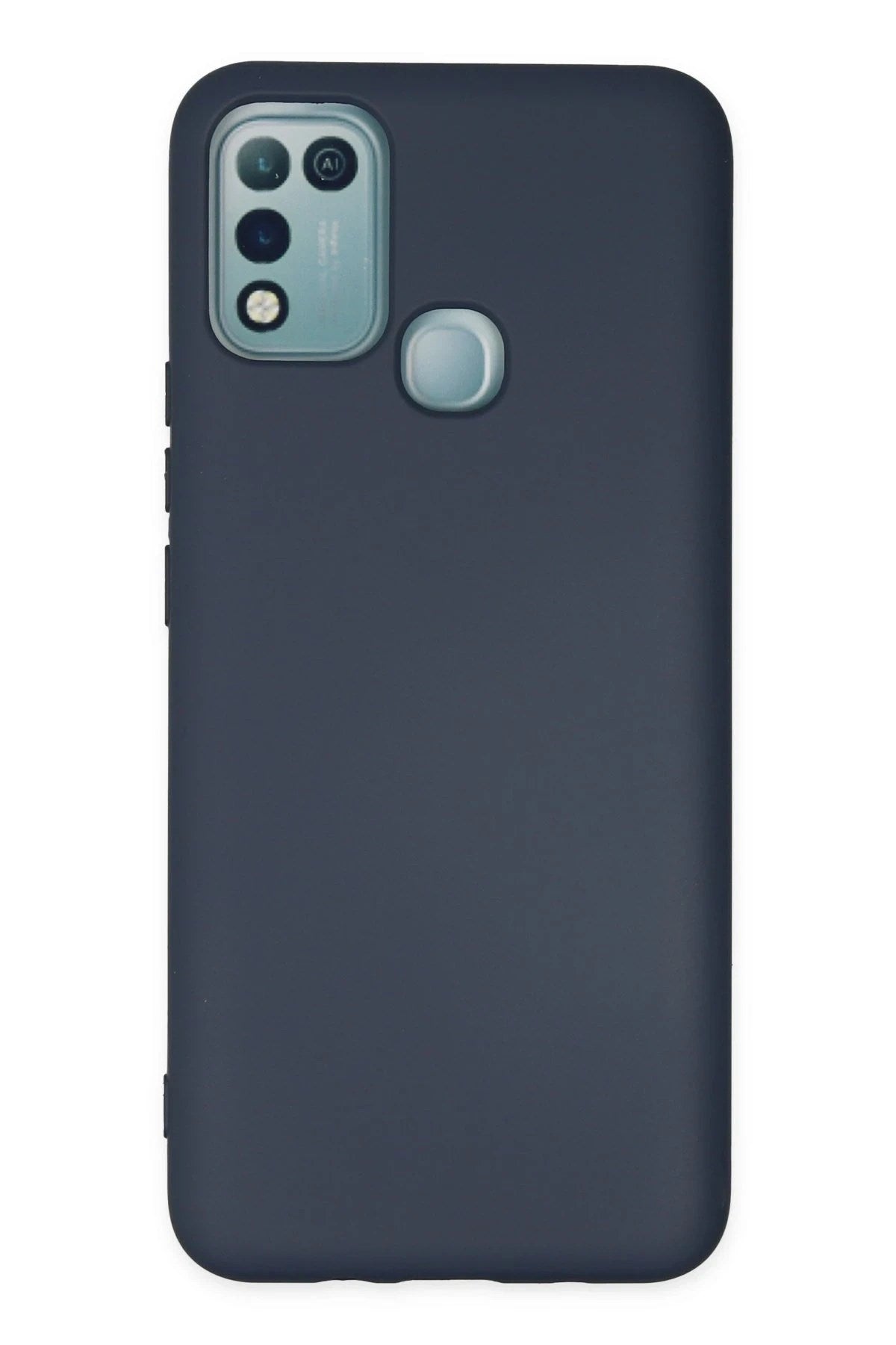 Mey İthalat® İnfinix Hot 10 Play Kılıf Nano içi Kadife Silikon - Lacivert