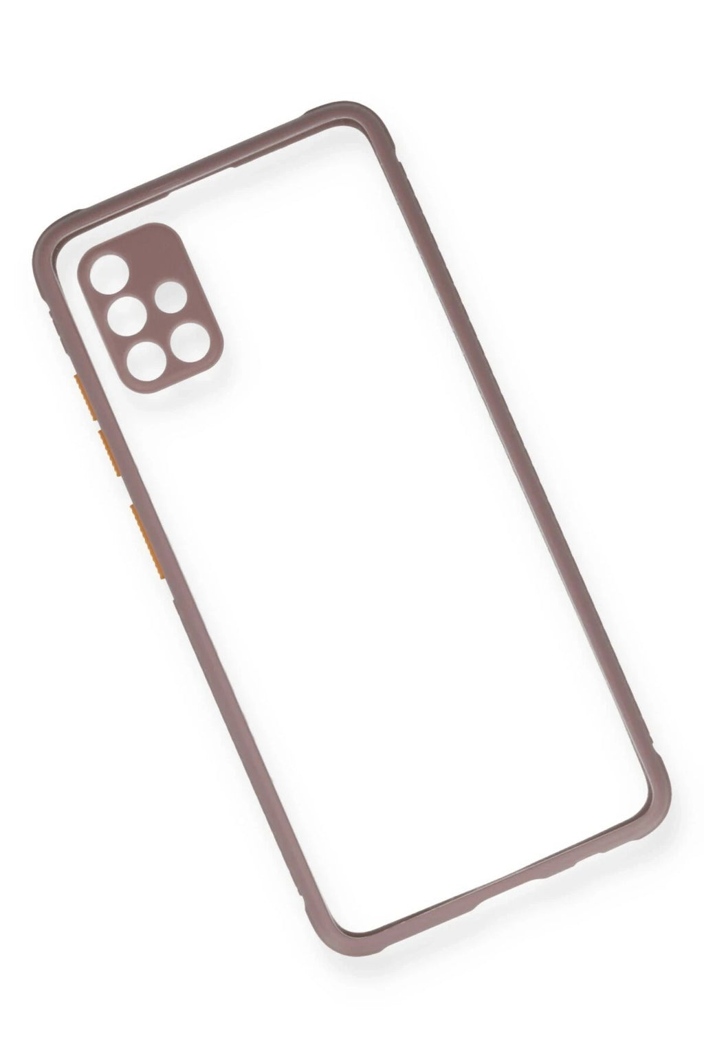 Mey İthalat® Samsung Galaxy A71 Kılıf Miami Şeffaf Silikon - Açık Mor