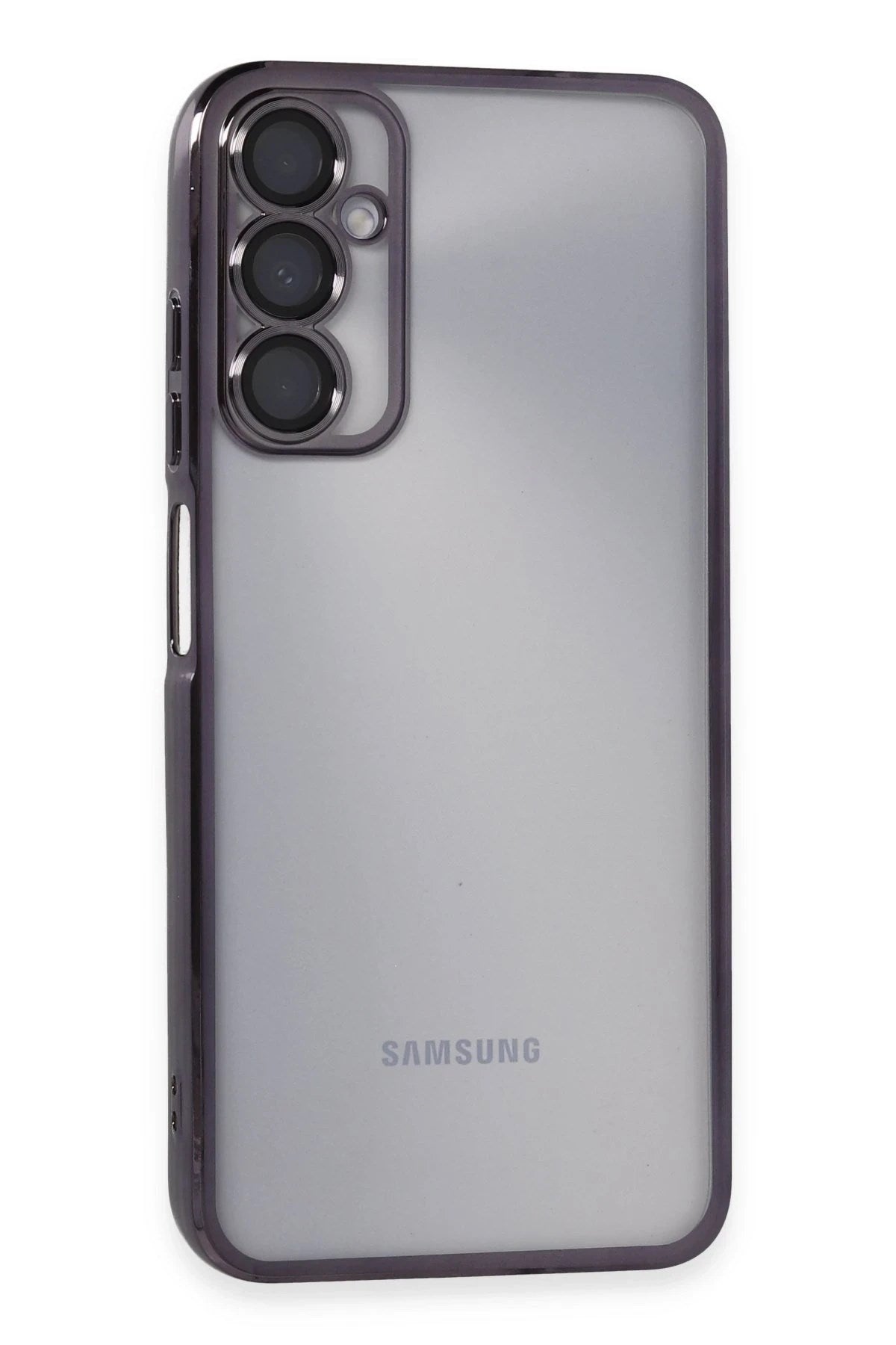 Mey İthalat® Samsung Galaxy A05S Kılıf Lensli Silikon - Mor