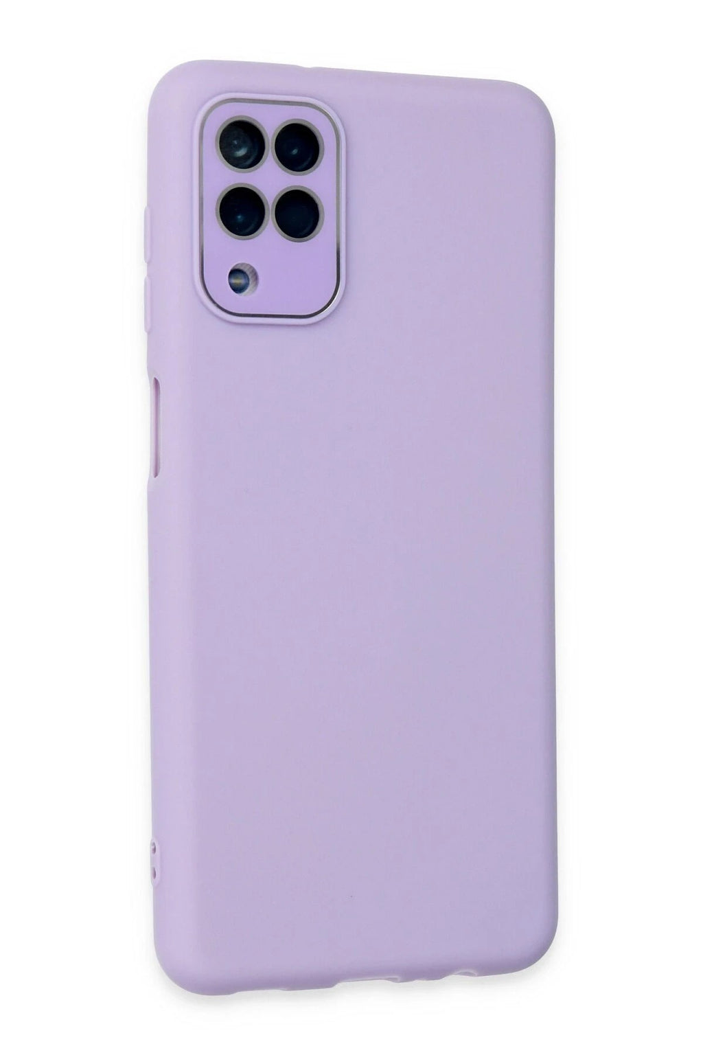 Mey İthalat® Samsung Galaxy A22 Kılıf Lansman Glass Kapak - Lila