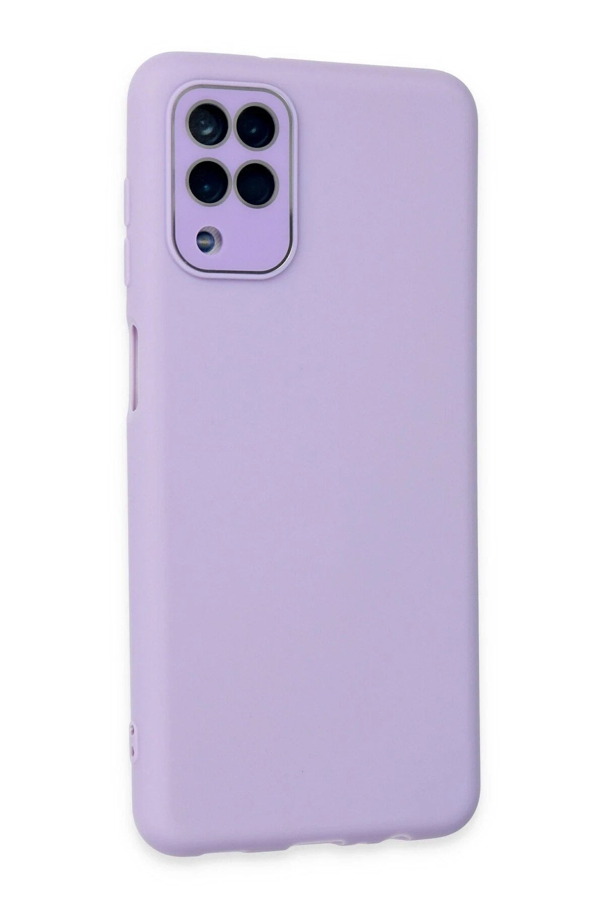 Mey İthalat® Samsung Galaxy A22 Kılıf Lansman Glass Kapak - Lila