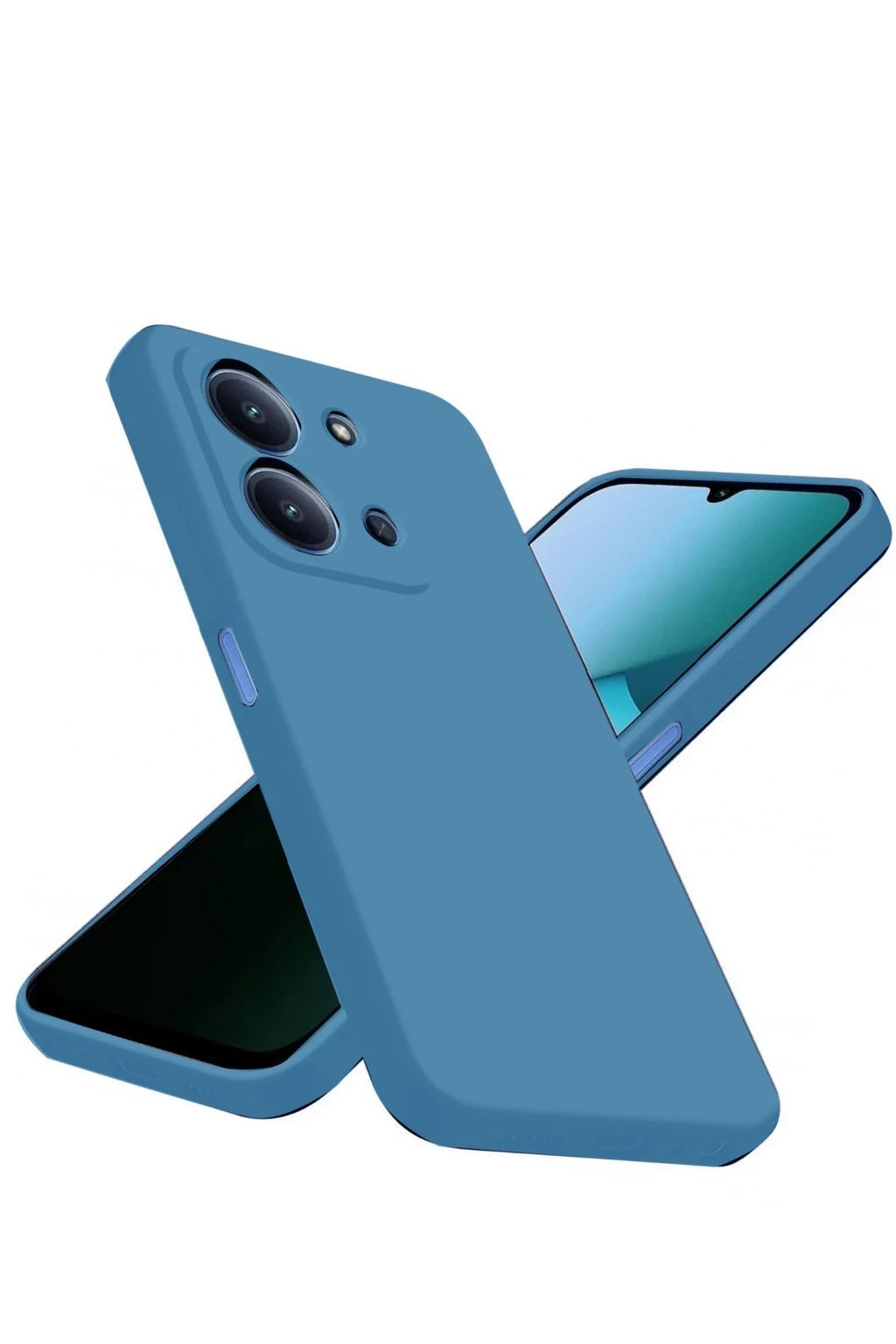 Mey İthalat® Redmi 15C 4G Nano içi Kadife Silikon - Mavi